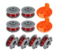 luolety Línea de carrete para desbrozadora Gardena 5364-20, 1,6 mm, 6,1 m, para cortacésped Gardena Turbo SmallCut 2401 con cubierta de carrete para 05328-20 (8 bobinas + 2 tapas)