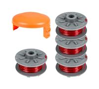 luolety Línea de carrete para desbrozadora Gardena 5364-20, 1,6 mm, 6,1 m, para cortacésped Gardena Turbo SmallCut 2401 con cubierta de carrete para 05328-20 (4 carretes + 1 tapa)