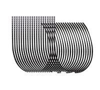 luolety Para Bosch F016800431 Línea de recortadora, hilo de corte extrafuerte, línea de carrete compatible con cortador de cepillo Bosch AFS 23-37, 37 cm x 3,5 mm (40)