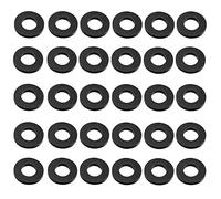 LuoQiuFa - 30 arandelas planas de goma M8, 16 mm OD 8 mm ID 2 mm de grosor para manguera de agua de tubería de grifo.