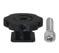 LUORNG 1 juego de adaptador de zapata DSLR base universal 1/4 tornillo longitud 16 mm flash DSLR cámara accesorios de fotografía para soporte de brazo mágico monitor de luz de vídeo