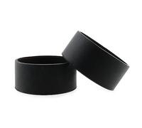 LUORNG 1 par (2 piezas) de oculares de goma de ángulo plano para 32-36 mm estéreo microscopio oculares