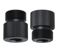 LUORNG 2 accesorios de cámara de fotografía de tornillo de mano, soporte de brazo oscilante, adaptador de soporte de micrófono 5/8 macho a 3/8 hembra para trípode de fotografía, adaptador de