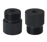 LUORNG 2 accesorios de cámara de fotografía de tornillo de mano, soporte de brazo oscilante, adaptador de soporte de micrófono 5/8 macho a 1/4 hembra para trípode de fotografía, adaptador de