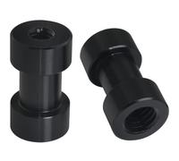 LUORNG 2 adaptadores de aluminio para trípode de 1/4 hembra a 3/8 hembra, soporte de tornillo, cabeza esférica, receptor de disparador de flash para trípodes comunes, monopiés, sistemas de riel de