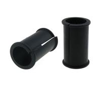 LUORNG 2 arandelas de goma para micrófono de pistola negra de 44 mm para montaje de choque para videocámara Sony Rode NTG SennheiserMKH Gun Mic FX3FS7 FX6 FX8 FX9