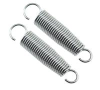 LUORNG 2 piezas de herramientas para llave de tambor, accesorios de batería, resorte de afinador de tambor, montaje de acero inoxidable, resorte de pedal de bombo de 6 cm para piezas de percusión