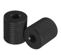 LUORNG 2 tornillos adaptadores de cilindro de trípode de rosca hembra doble de 1/4 a 1/4 con centro de rosca de 1/4-20, equipo de fotografía, accesorios de tuerca de trípode de cámara, adecuados para