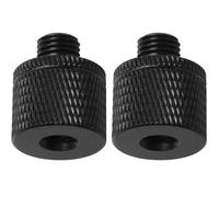 LUORNG 2 tornillos adaptadores para trípode de cámara de cabeza de 1/4 hembra a M8 macho, tornillos adaptadores de proyector de 1,6 x 2 cm para soportes de micrófono, soportes de cámara, soportes de