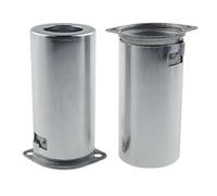 LUORNG 2 válvulas de tubo de vacío de cerámica de 9 pines para tubo 12AX7 12AU7 ECC83 ECC82, color plateado