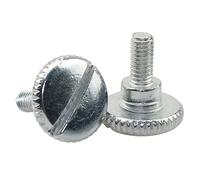 LUORNG 2pcs máquina de coser Prensatelas de pie Tornillos para pies Tornillos para pulgar a granel Tornillos para placa M3x15mm Acero inoxidable Abrazadera de aguja Set Tornillo para máquina de coser
