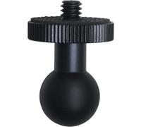 LUORNG Cabezal de bola a tornillo de 1/4 de 17 mm, aleación de aluminio, soporte de navegación para teléfono móvil, adaptador, accesorios para tablet, grabadora de clip, navegador GPS