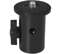 LUORNG Soporte de flash conector de 1/4, adaptador de soporte de luz, cabeza de trípode en vivo, equipo fotográfico, diámetro interior del agujero, adaptador de montaje de accesorios de cámara de 5/8