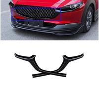 LUORTRY Capó delantero, capó, parrilla, moldura de labios, cubierta embellecedora, barra de rejilla, accesorios de estilo de malla para Mazda CX30 CX-30 2020 2021 2022 2023