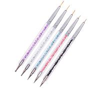 luoshaPUCY 5 Piezas Plumas de Art de Uñas, Pinceles Nail DIY Diseño de Uñas para Manicura