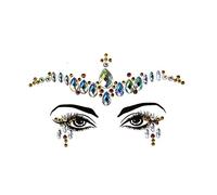 luoshaPUCY Brillantes para la Cara 1 Piezas, Pegatinas Cara, Cara de Gemas Pegatinas, Cristales cara Pegatinas para Ojos, Efecto Glitter, Fiestas, Espectáculos y Maquillaje(Type-78)