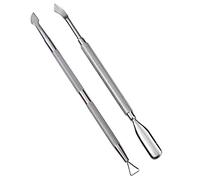 luoshaPUCY Kit de Empujador de Cutículas de Doble Cabeza, 2 Piezas Raspador de Cutícula Removedor para el Cuidado de las Uñas y la Piel Muerta