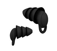 LUOSHUAI Tapones Oidos Ruido Dormir 1PAIR 3 Capa Soft Silicone Oreja Tapones Tapered Sleep Reducción de Ruido Earplugs for Nadar Estudiar Aviones Tapones Oidos Ruido (Color : Black 2)