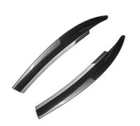 LUOWEINA 1 par de embellecedores de cejas for faro delantero de fibra de carbono/negro brillante, Compatible for VW, Scirocco R GTS 2008 2009 2010 2011 2012 2013-2017 Párpados para faros de coche(Carb