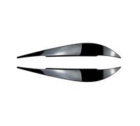 LUOWEINA 1 par de faros de coche ceja cubierta embellecedora de párpados Compatible for 4 Series F32 F33 F36 2014-2020 pegatinas de coche cubierta embellecedora de párpados Párpados para faros de coch