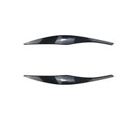 LUOWEINA 1 par de faros de coche ceja párpados cubierta embellecedora Compatible for Serie 3 E90 E91 320i 330i 2005-2012 pegatinas cubierta embellecedora de párpados Párpados para faros de coche(Carbo