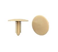 LUOWEINA 10/20/50 Uds. Cubierta techo coche Panel embellecedor capó maletero sujetadores plástico remache Compatible for Nissan, Mitsubishi, Isuzu Clip de moldura del paso de rueda(10 pieces)