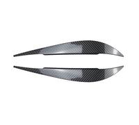 LUOWEINA 2 uds ABS cejas for faro párpado ángulo ojo Compatible for 4 Series F32 F33 F36 F82 F83 M4 420d 420i 425d 430i 435i 2013-2021 Párpados para faros de coche(Carbon Look)