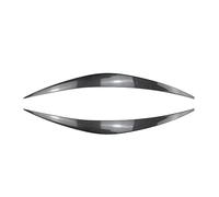 LUOWEINA 2 uds ABS cejas for faro párpado faro 3D pegatinas embellecedoras Compatible for Hyundai, I30 PD I30 MK3 1.4GDI 1.4TGDI 2017-2020 Párpados para faros de coche(Carbon Look)