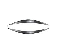 LUOWEINA 2 uds cejas for faro párpado Compatible for Hyundai, I30N n-line RS rendimiento activo 2017 2018 2019 2020 pegatinas 3D Tuning ABS brillante Párpados para faros de coche(Carbon Look)