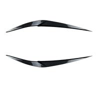 LUOWEINA 2 uds Compatible for X1 F48 F49 2015 2016-2022 tapas de párpados de faros ABS Kit de carrocería de plástico accesorios de alerón Párpados para faros de coche(Carbon Styling)