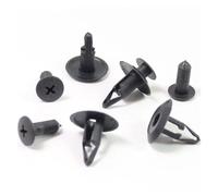 LUOWEINA 50 Uds remache plástico sujetador 8mm Clips empuje Compatible for Mazda Compatible for Nissan Compatible for Ford Clip de moldura del paso de rueda