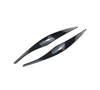 LUOWEINA Ceja del párpado del faro del coche Compatible for E90 E91 Serie 3 Sedan Wagon 2006 2007 2008 2009 2010 2011 accesorios de decoración de la cubierta Párpados para faros de coche(Carbon Fiber