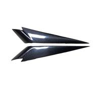 LUOWEINA Ceja del párpado del faro del coche Compatible for X1 E84 2009-2015 embellecedor ABS pegatinas for cejas embellecedor accesorios exteriores del automóvil Párpados para faros de coche(Carbon F