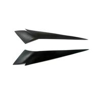 LUOWEINA Ceja del párpado del faro del coche Compatible for X1 E84 2009-2015 embellecedor ABS pegatinas for cejas embellecedor accesorios exteriores del automóvil Párpados para faros de coche(Black)
