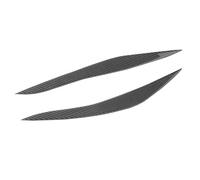 LUOWEINA Ceja for faro de coche, embellecedor de párpados, cejas, tapas de párpados, cejas ABS, fibra de carbono, Compatible for 5 Series F10 F18 520li 525 2011-2017 Párpados para faros de coche(11-13