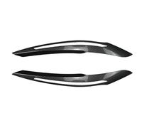 LUOWEINA Ceja for faro de coche, lámpara de párpado, cejas claras Compatible for F20 F21 1 Series 116i 118i 120i 125i 2011-2014 Párpados para faros de coche(Type B Gloss Black)