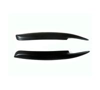 LUOWEINA Ceja for faro de coche, párpado Compatible for 1 serie E81 E82 E87 E88 04-10, embellecedor de cejas, lámpara for cabeza, pegatinas for párpados Párpados para faros de coche(Black)