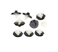 LUOWEINA Clips ajuste Panel de tarjeta puerta Interior, 5/10 Uds., Compatible for VW, Compatible for Polo 6N1 6N26N0868243A, sujeción automáticos plástico Clip de moldura del paso de rueda(5 pieces)