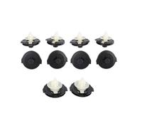 LUOWEINA Clips ajuste Panel de tarjeta puerta Interior, 5/10 Uds., Compatible for VW, Compatible for Polo 6N1 6N26N0868243A, sujeción automáticos plástico Clip de moldura del paso de rueda(10 pieces)