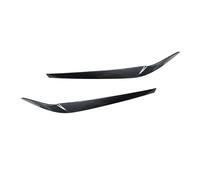 LUOWEINA Cubierta de adornos de cejas for párpado de faro delantero, pegatina for coche 5 Series G30 G31 G38 F90 M5 525I 530I 540I 2017-2021 Párpados para faros de coche(Carbon Fiber Look)