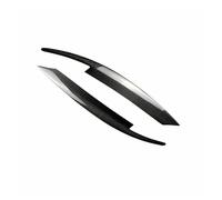 LUOWEINA Cubierta de la lámpara del faro delantero, moldura del párpado del faro, Compatible for Subaru, Impreza WRX 10th 2008-2011, ceja de fibra de carbono real Párpados para faros de coche
