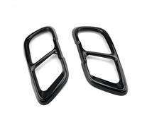 LUOWEINA Cubierta escape silenciador trasero coche, Compatible for, X5 G05 X6 G06 X7 G07 2019-2022, Compatible for M cubierta decorativa para escape de vehículo(Black)