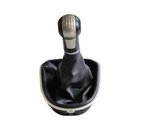 LUOWEINA Cubierta pomo palanca cambios 5 y 6 velocidades Compatible for SEAT, Altea, Leon II, Toledo III reemplazo de la cubierta de la polaina del engranaje(6 Speed)