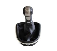 LUOWEINA Cubierta pomo palanca cambios 5 y 6 velocidades Compatible for SEAT, Altea, Leon II, Toledo III reemplazo de la cubierta de la polaina del engranaje(5 Speed)
