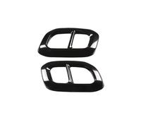 LUOWEINA Cubierta tubo silenciador garganta trasera, Compatible for, GLC GLE GLS W167 X253 X167 2020-2022 cubierta decorativa para escape de vehículo(B)