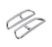 LUOWEINA Embellecedor cubierta salida tubo silenciador trasero 2 uds, Compatible for A6, A7 C7 2016-2018 cubierta decorativa para escape de vehículo