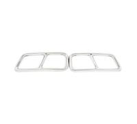 LUOWEINA Embellecedor cubierta salida tubo silenciador trasero 2 uds, Compatible for Cadillac, XT5 2016-2020 cubierta decorativa para escape de vehículo