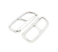 LUOWEINA Embellecedor cubierta salida tubo silenciador trasero 2 uds, Compatible for Volvo, XC90 2015-2019 cubierta decorativa para escape de vehículo