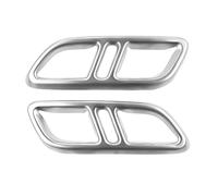 LUOWEINA Embellecedor cubierta silenciador tubo cola, Compatible for Cadillac, CT4 CT5 2020 2 a 4 orificios cubierta decorativa para escape de vehículo