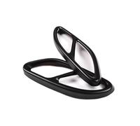 LUOWEINA Embellecedor cubierta tubo escape garganta trasera silenciador 2 uds, Compatible for, CLA W117 2017-2018 cubierta decorativa para escape de vehículo(Black)